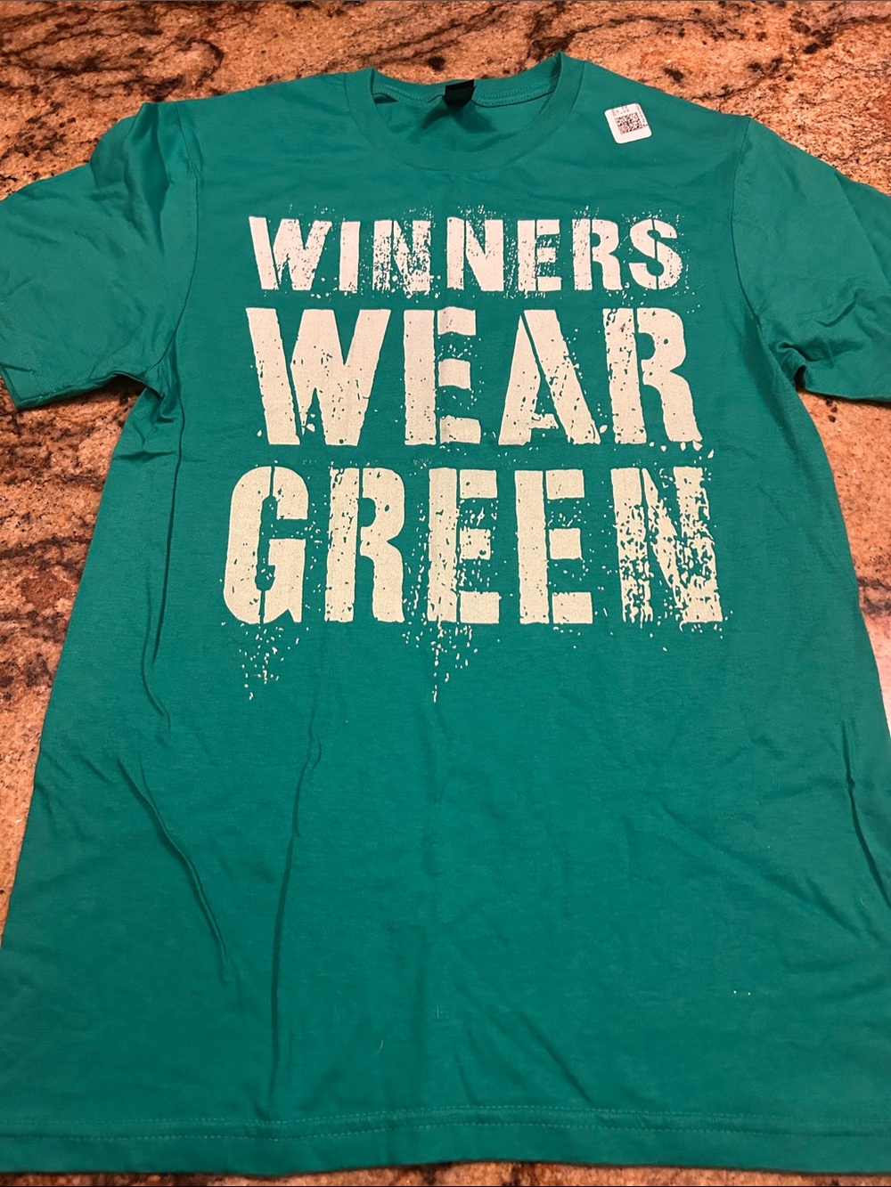 Gildan Men's Green Graphic Tee - "Winners Wear Green"